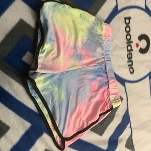 Shein tie dye shorts